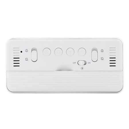 Alarm clock,Week Date Month With Dual Alarms Adjustable Temperature Alarm Date Month Display Alarms Modes Week Modes Week Date Clock Led Clock With Dual 12/24h Alarm Clock Dual Alarms Modes