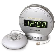 Sonic Alert SBT425SS Sonic Bomb Alarm Clock with Telephone Signaler and Super Shaker