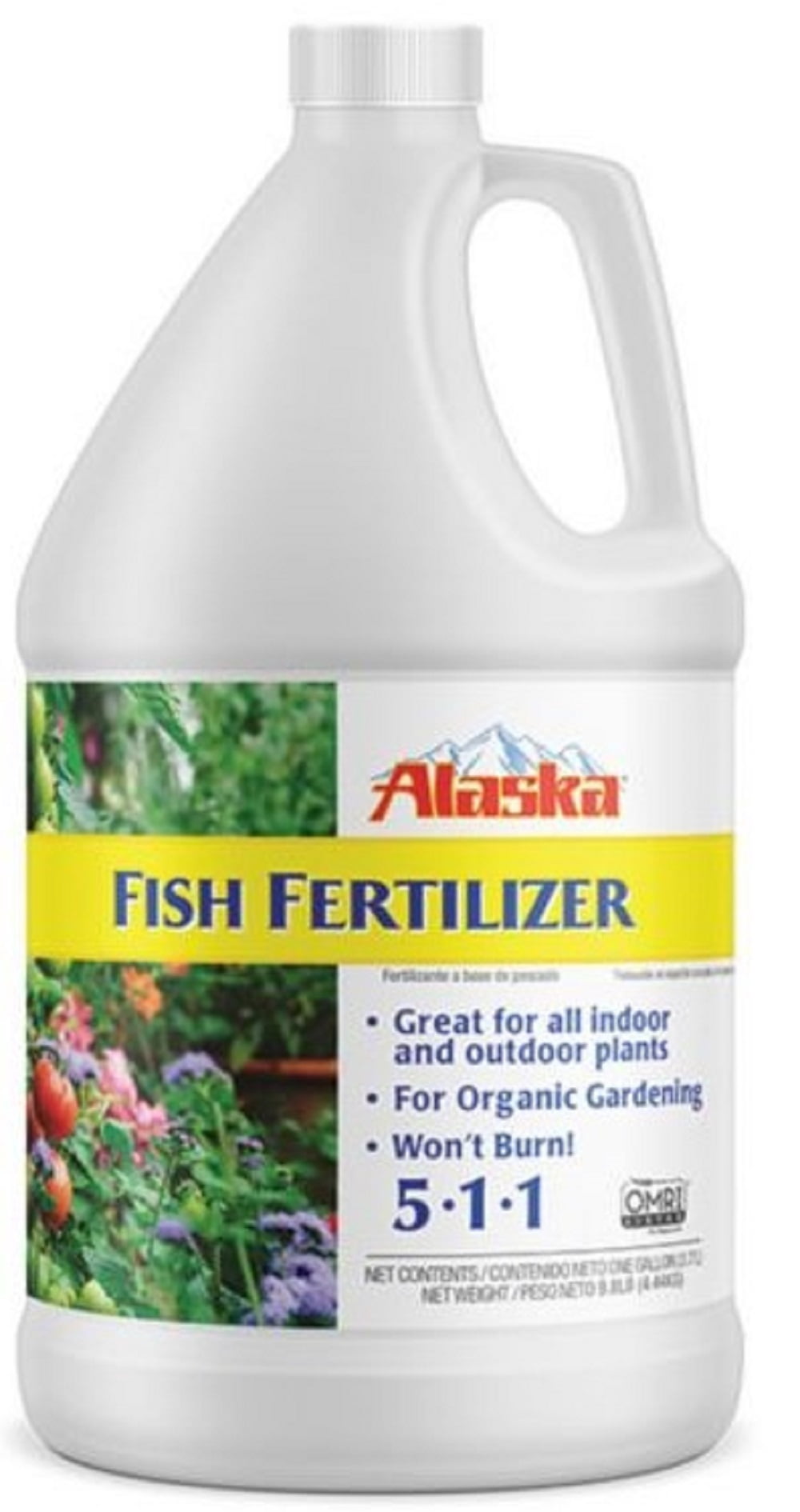 Alaska 100099249  Fish Organic Emulsion Fertilizer 1 gal. 25 sq. ft.
