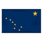 Alaska 3ft x 5ft Printed Polyester Flag