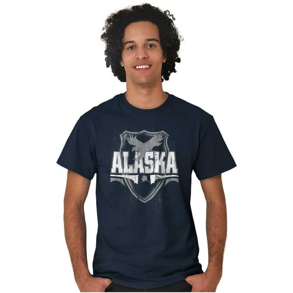 Alaska AK Pride Gameday Team Spirit Men's Graphic T Shirt Tees Brisco Brands X
