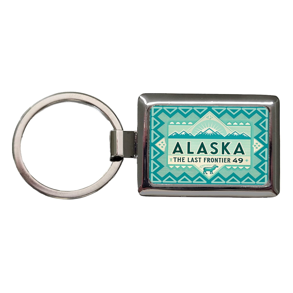 Alaska AK State The Last Frontier Travel Vacation Stamp Metal Rectangle ...