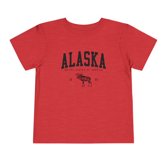 Alaska AK Toddler Shirt Gifts Boy Girl Size 2T-5T
