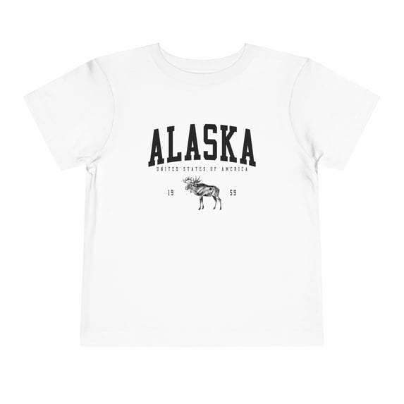 Alaska AK Toddler Shirt Gifts Boy Girl Size 2T-5T