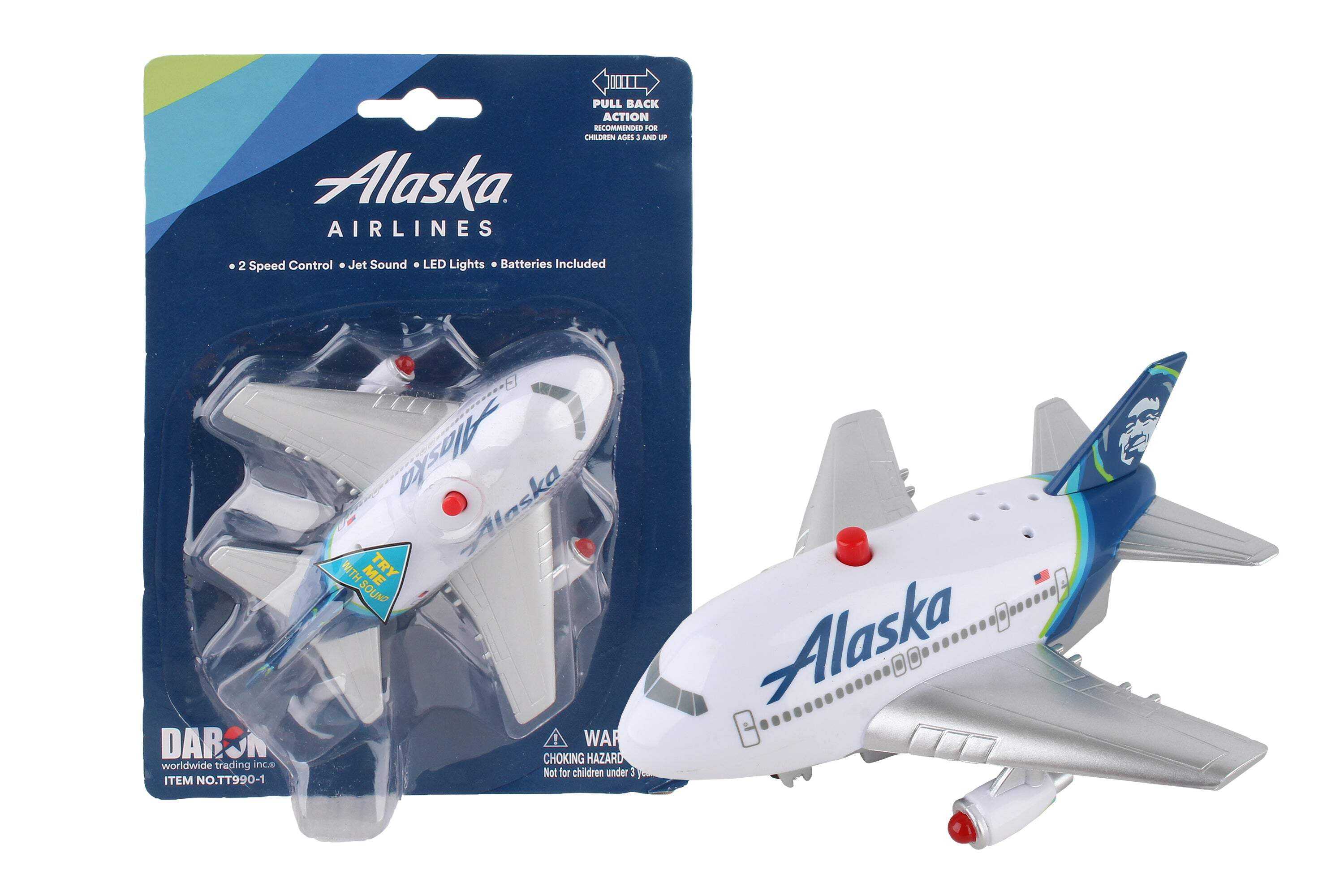 Alaska Airlines Pullback W/Light & Sound New Livery