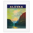 thumbnail image 1 of This is Alaska - The Alaska Line - Alaska Steamship Company - Vintage Ocean Liner Travel Poster by Sydney Laurence c.1930 - Fine Art Rolled Canvas Print 11in x 14in, 1 of 4