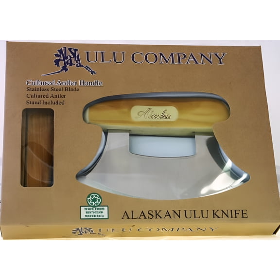 Alaska Antler Handle Ulu
