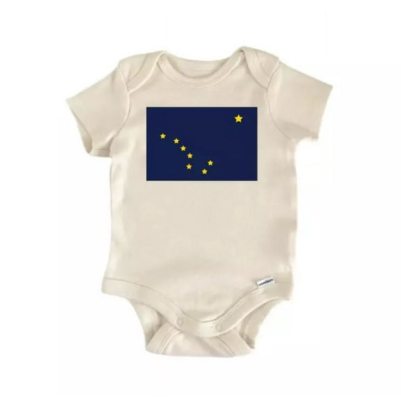 Alaska Baby Boy Girl Clothes Infant Bodysuit Cute Newborn Cute Baby Onesie, BABY BODYSUIT LAT 4424