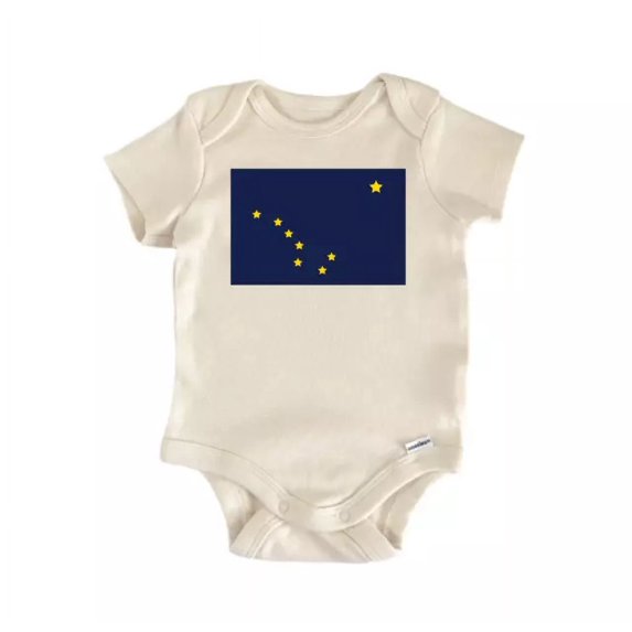 Alaska Baby Boy Girl Clothes Infant Bodysuit Cute Newborn Cute Baby Onesie, BABY BODYSUIT LAT 4424