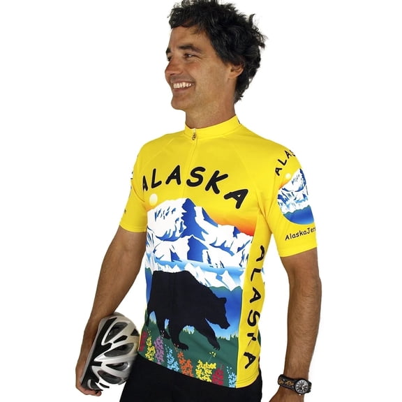 Free Spirit Bike Jerseys Alaska Bear Cycling Jersey