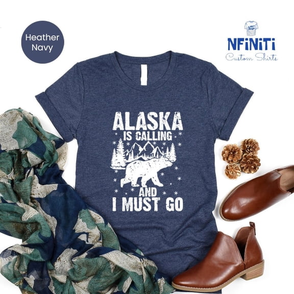 Alaska Bear Shirt: Nature Lover Vacation Tee All Size S-5Xl