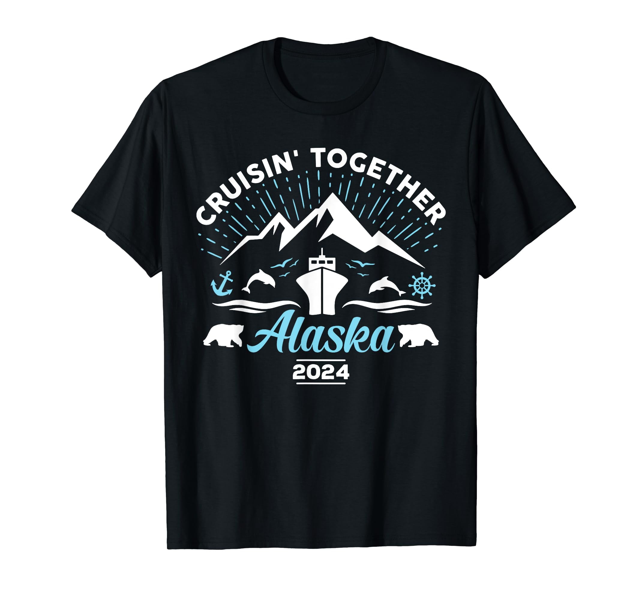 Alaska Cruise 2024 Family Friends Group Travel Matching TShirt
