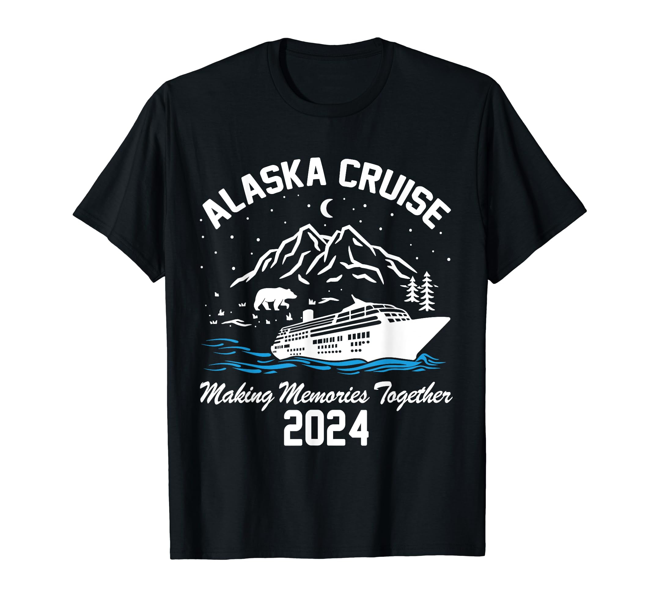 Alaska Cruise 2024 Matching Family Friends Group Alaskan Men Casual T