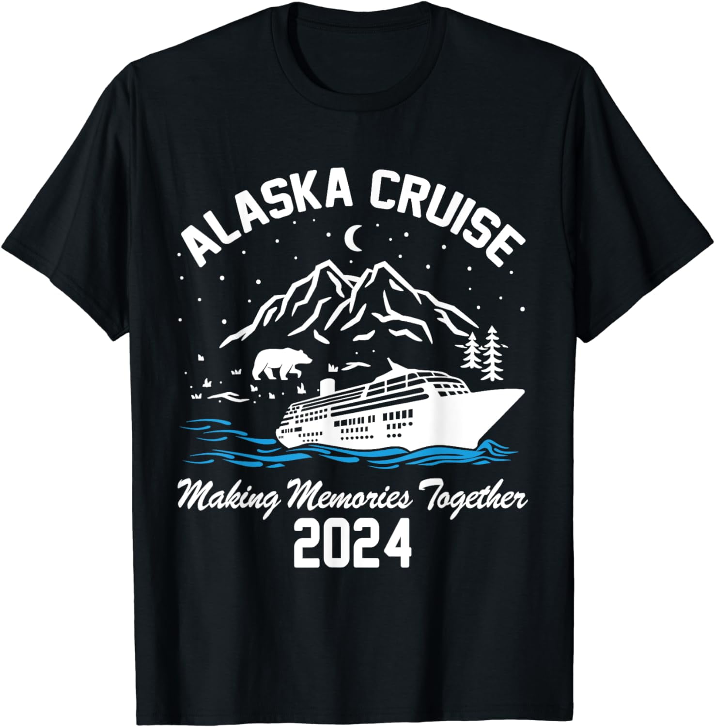 Alaska Cruise 2024 Matching Family Friends Group Alaskan TShirt