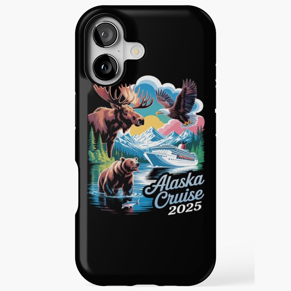 Alaska Cruise 2025 Family Friends Group Trip iPhone Case 17 through 11 Pro Max
