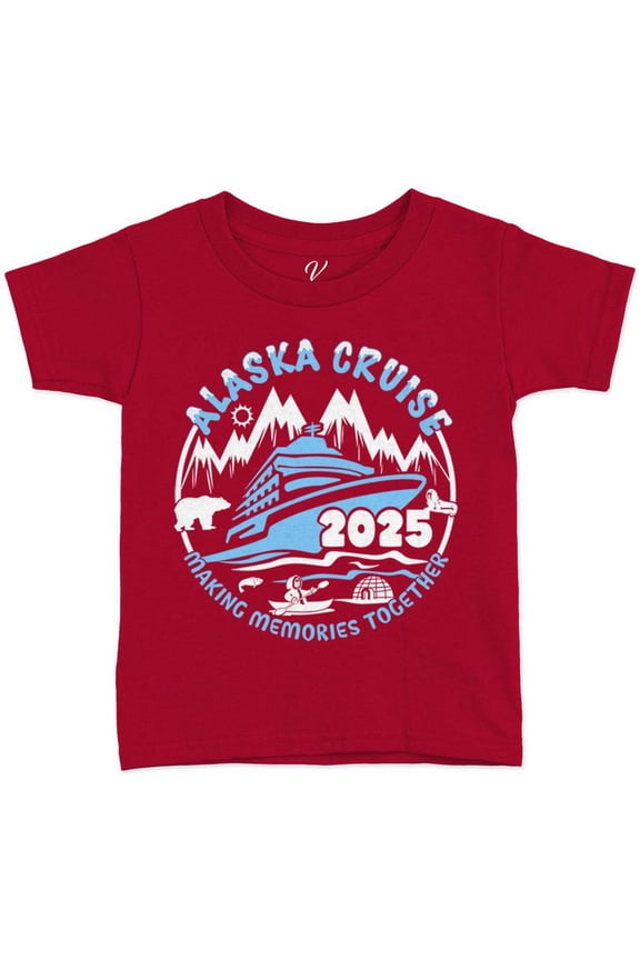 Alaska Cruise 2025 – Making Memories Together Commemorative Vacation Tee