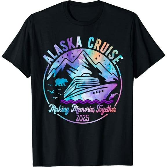 Alaska Cruise 2025 Matching Family and Group Adventure T-Shirt