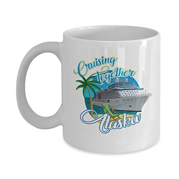 Alaska Cruise Ship Coffee Mug - 11 Oz Ceramic Gift for Sailors and Travelers