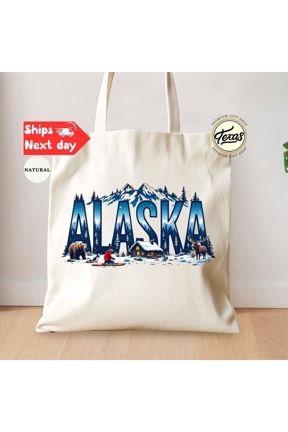 Alaska Cruise Tote Bag Travel Canvas Bag