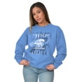 thumbnail image 1 of Alaska Cute State Flower Souvenir Women Crewneck Sweatshirt Brisco Brands S, 1 of 6