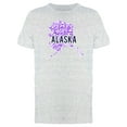 thumbnail image 1 of Alaska Dotted Map Ts Tee Men's -Image by Shutterstock, 1 of 2