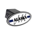 thumbnail image 1 of Alaska Euro Oval Flag Oval Tow Hitch Cover, 1 of 1