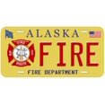 thumbnail image 1 of Alaska Fire And Rescue Novelty Car Auto License Plate, 1 of 2