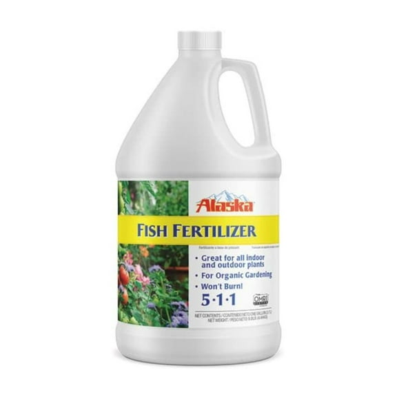 Alaska Fish Emulsion Fertilizer All Purpose 5-1-1 1 gal