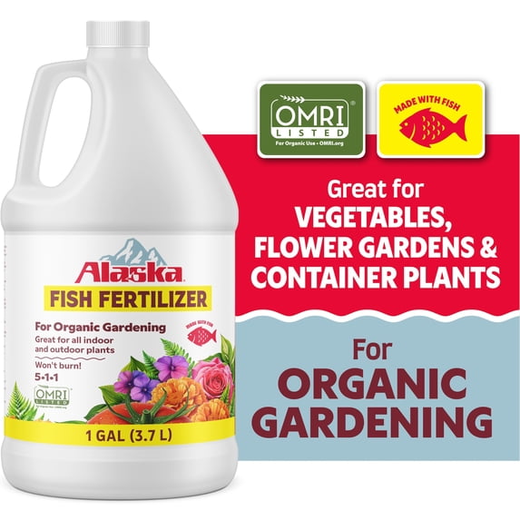 Alaska Fish Fertilizer 5-1-1 Plant Food, 1 gal