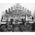 thumbnail image 1 of Alaska Gold 1906. N1 250 000 In Gold Bullion At Miners And Merchants Bank In Nome Alaska. Photograph 1906. Print by, 1 of 3