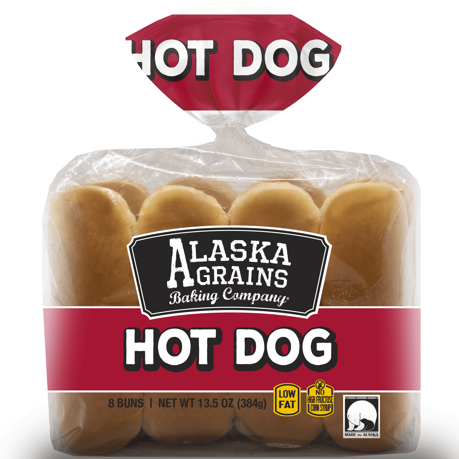 United States Bakery Alaska Grains Hot Dog Buns, 8 ea