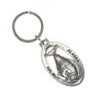 thumbnail image 1 of Alaska Halibut Keychain, Fish, Fishing, A608KC, Key Fob, Key Ring, Keys, Zipper Pull, Luggage Tag, Pewter, Backpack, Over 300 Keychains Designs, Handmade in the USA, 1 of 6