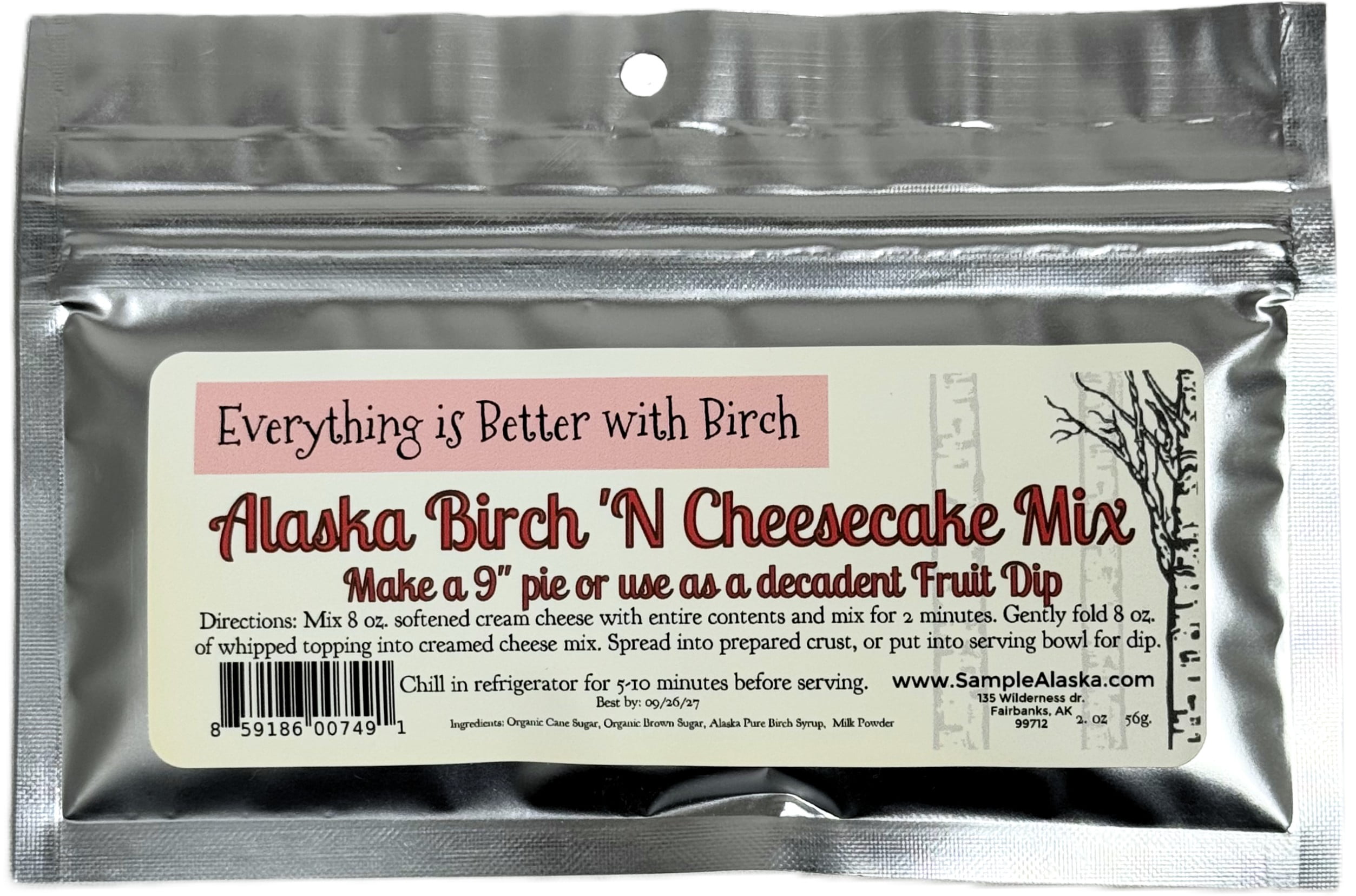 Alaska Herb Tea Ak Birch Cheesecake Mix