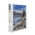 thumbnail image 1 of Alaska, Hiker and Dog, Get Out and Hike (19x27 inches, Premium 500 Piece Jigsaw Puzzle for Adults and Family, Made in USA), 1 of 4