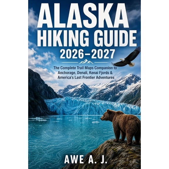 The Trail Atlas Alaska Hiking Guide 2026-2027: The Complete Trail Maps Companion to Anchorage, Denali, Kenai Fjords & America's Last Fro, Book 8, (Paperback)