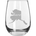 thumbnail image 1 of Alaska Home States Etched 15.25oz Libbey Stemless Wine Glass, 1 of 1
