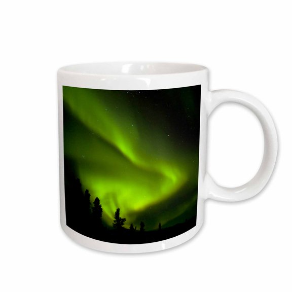 3drose, Alaska, Hot Springs Aurora Borealis, Northern Lights - Us02 Szu0001 - Sherry Zurey, 11oz Mug