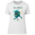thumbnail image 1 of Alaska Landmarks Travel Lovers T-Shirt Women -Image by Shutterstock, Female Large, 1 of 2