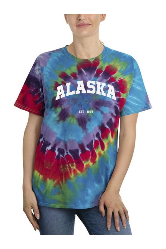 Alaska League 1998 Tie Dye Spiral Women -Image by Shutterstock, Female Small