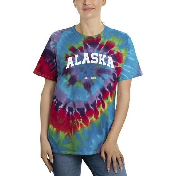 Alaska League 1998 Tie Dye Spiral Women -Image by Shutterstock, Female XX-Large