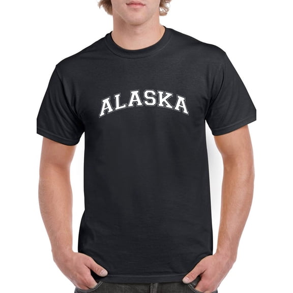 Alaska Men T-Shirt, Male Medium