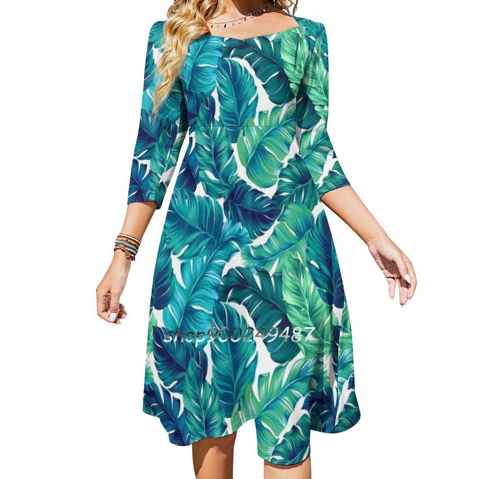 Mountain Colorful Pattern Print Dress