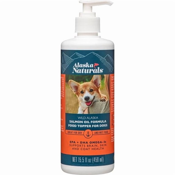 Alaska Naturals 117329 15.5 oz Salmon Oil Formula for Dogs - Case of 12