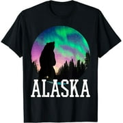 Alaska Nothern Lights Viewing Vacation T-Shirt