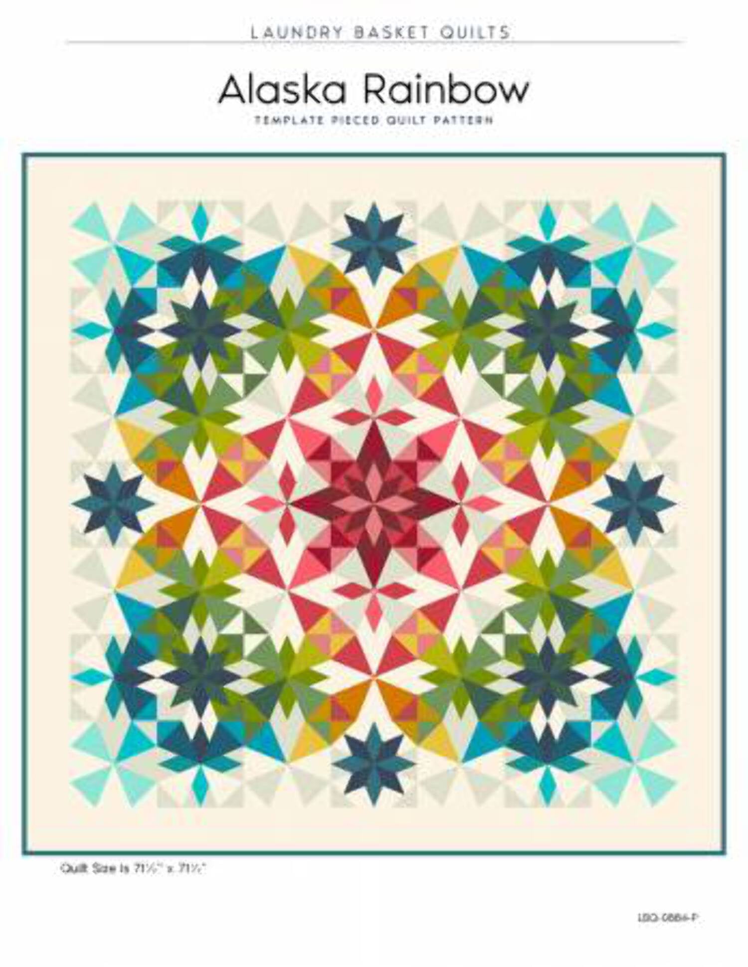 Alaska Rainbow Quilt Pattern by Edyta Sitar of Laundry Basket Quilts ...