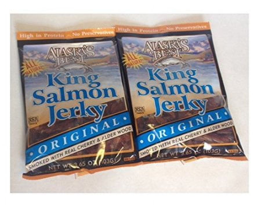 Alaska Seafood King Salmon Jerky Original Flavor