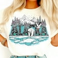 thumbnail image 1 of Alaska Shirt, Polar Bear Shirt, Mountain View Tee, Wildlife Art Shirt, Arctic Landscape Shirt, Eagle Shirt, Northern Wilderness Tee, 1 of 5