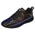 thumbnail image 1 of Alaska State Eagle Running Shoes Sneakers Mesh Black Size 10.5, 1 of 5