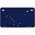 thumbnail image 1 of Alaska State Flag Metal Novelty License Plate 7" x 4" Motorcycle, 1 of 1