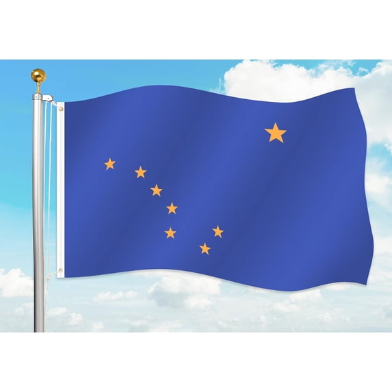 Alaska State Flag Outdoor Heavy Duty